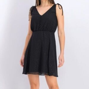 Gal Meets Glam Elora Black Sparkle Dress